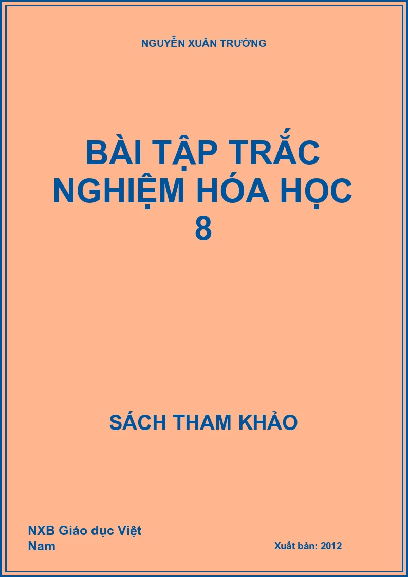 Bài Tập Trắc Nghiệm Hóa Học 8