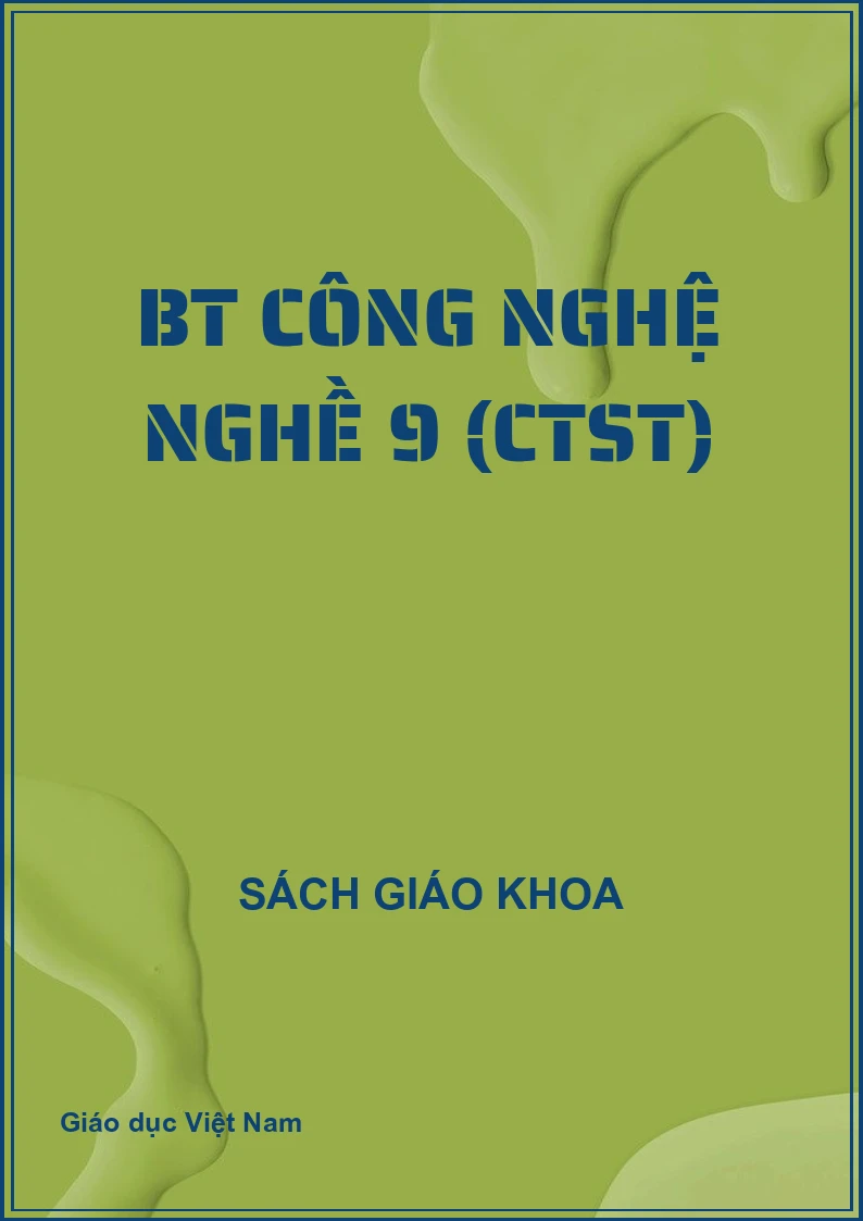 BT Công nghệ NGHỀ 9 (CTST)