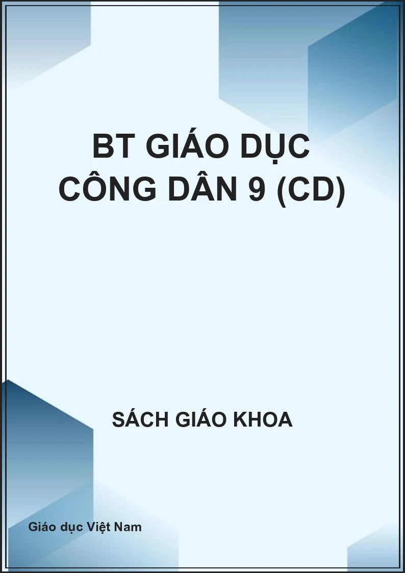 BT Giáo Dục Công Dân 9 (CD)
