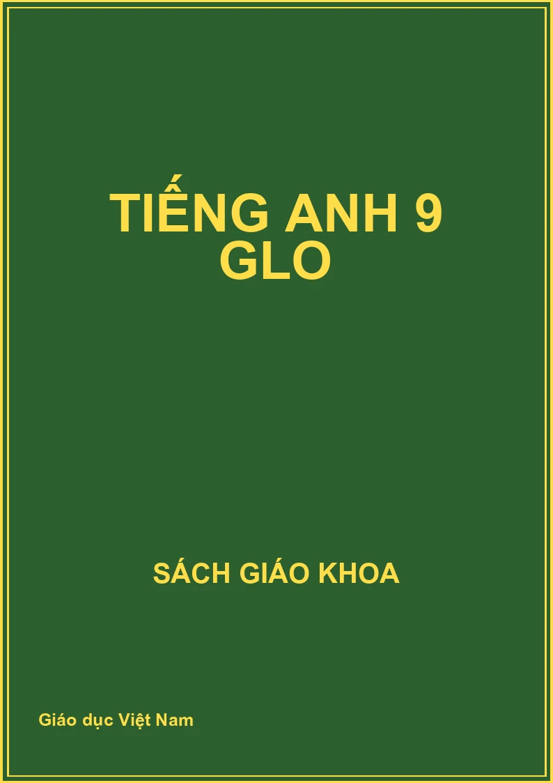 Tiếng Anh 9 Glo