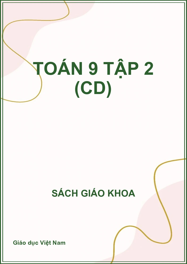 Toán 9 tập 2 (CD)