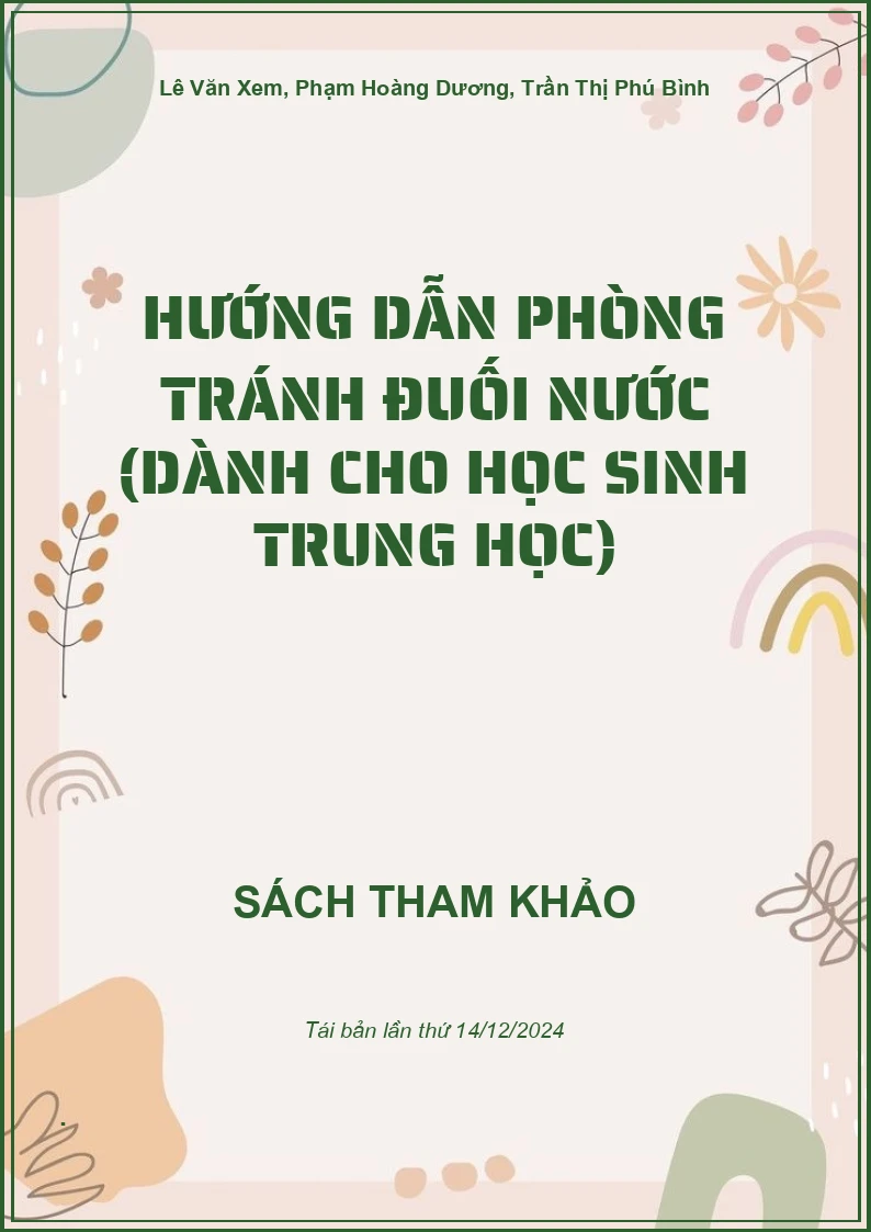 Hướng dẫn phòng tránh đuối nước (Dành cho học sinh Trung học)
