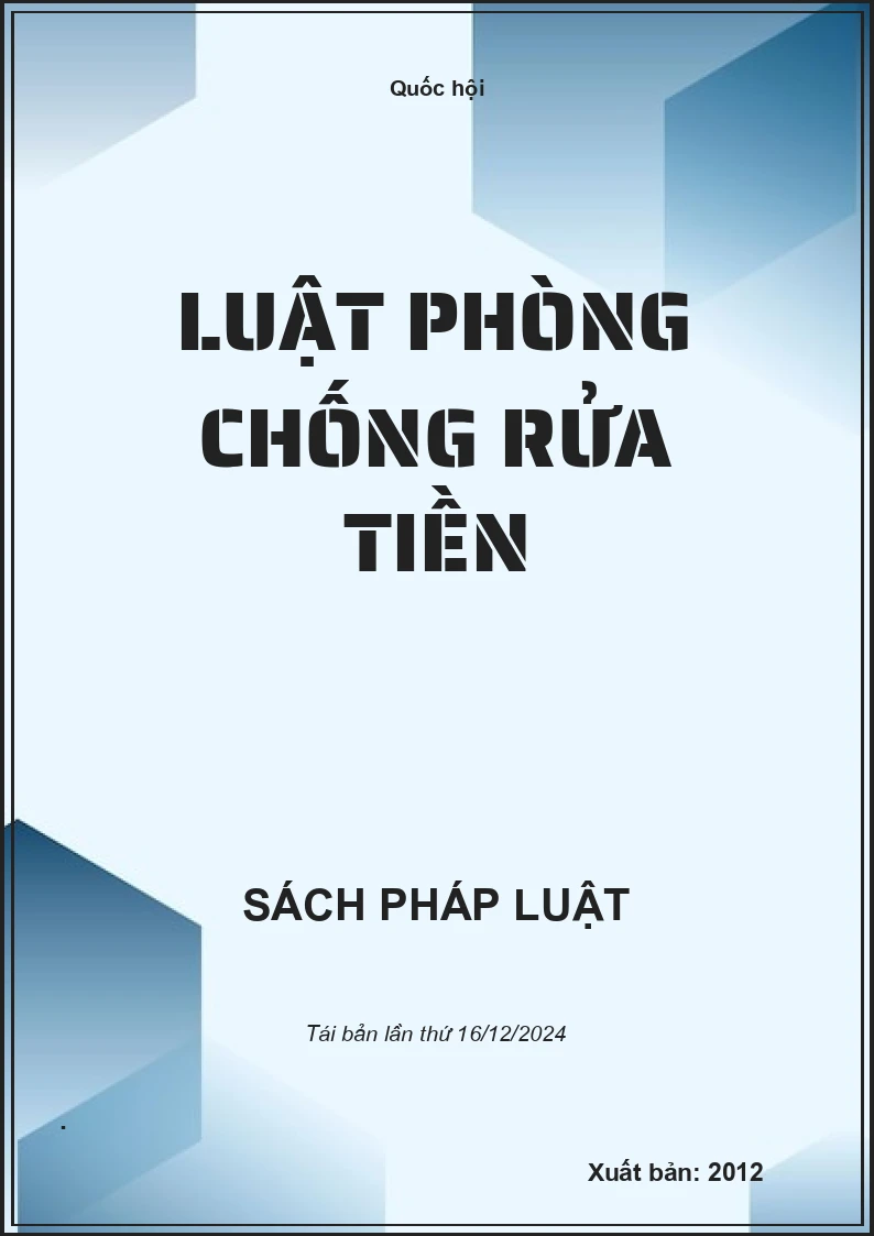 Luật Phòng Chống Rửa Tiền