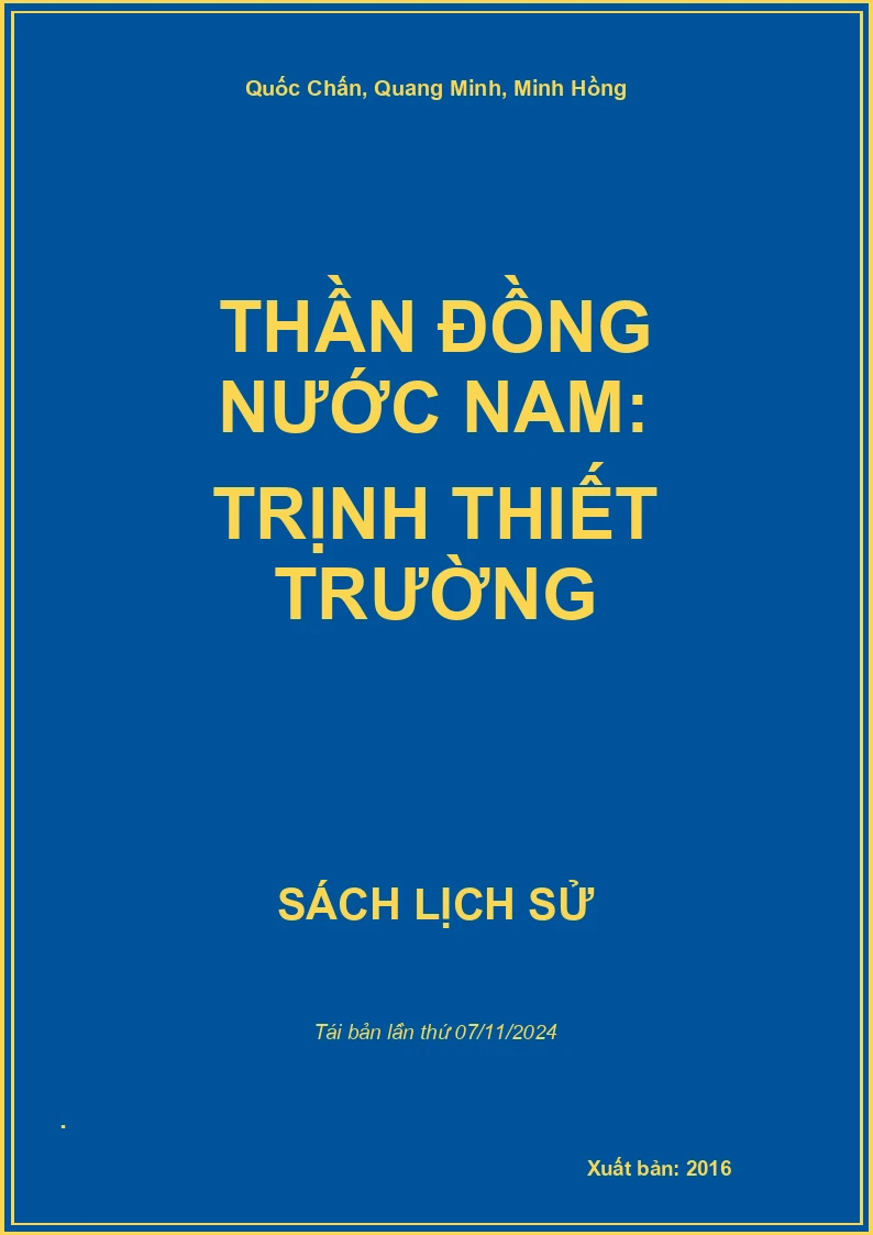 Thần Đồng Nước Nam: Trịnh Thiết Trường