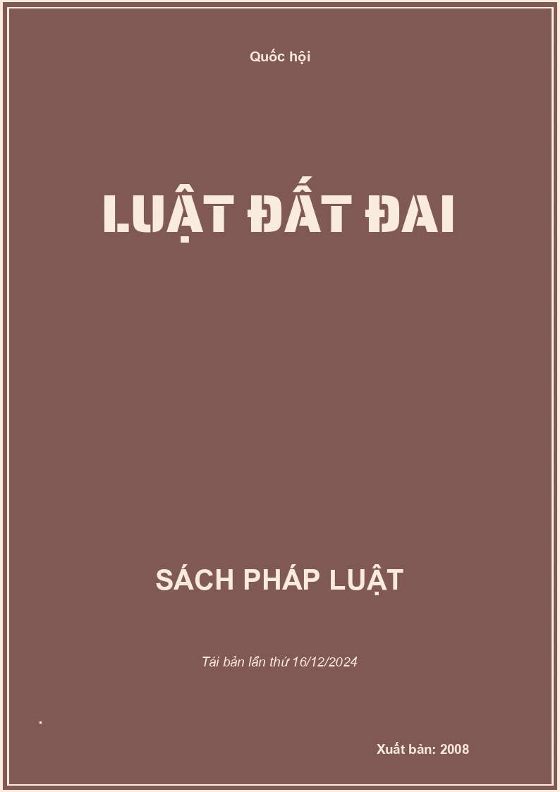 Luật Đất Đai