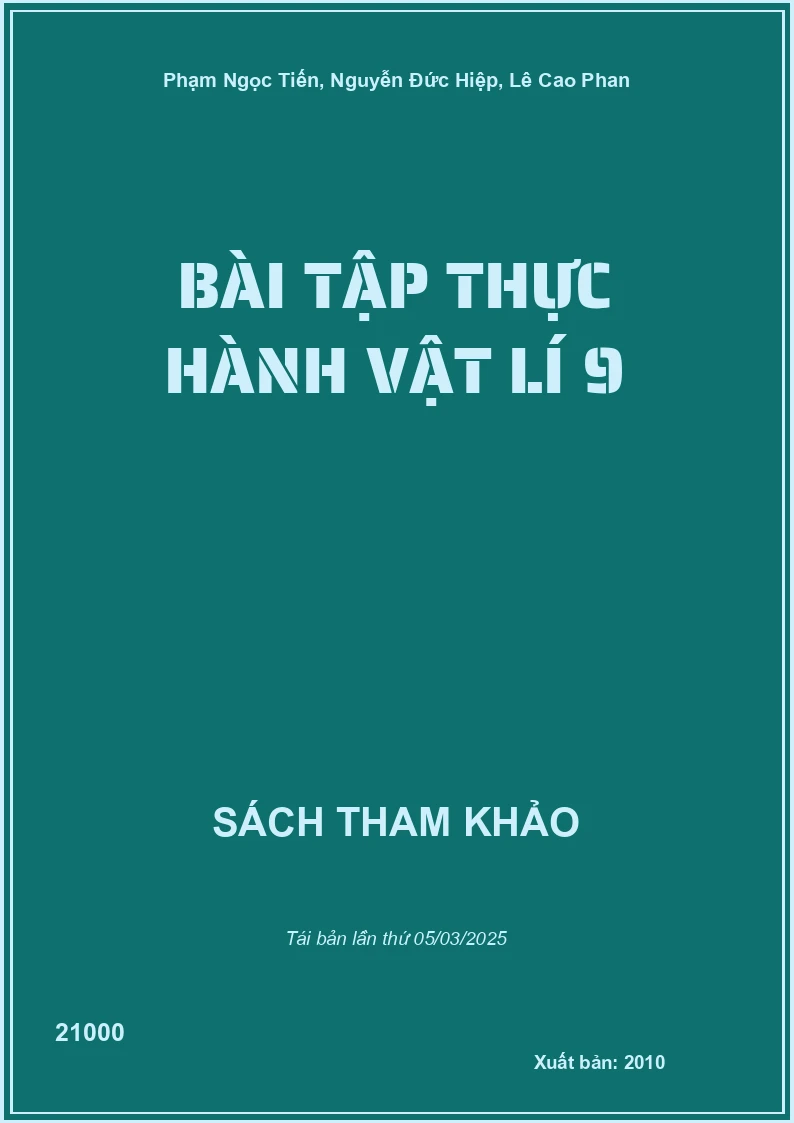 Bài Tập Thực Hành Vật Lí 9