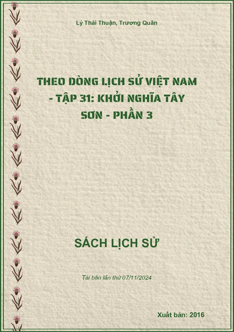 Theo Dòng Lịch Sử Việt Nam - Tập 31: Khởi Nghĩa Tây Sơn - Phần 3