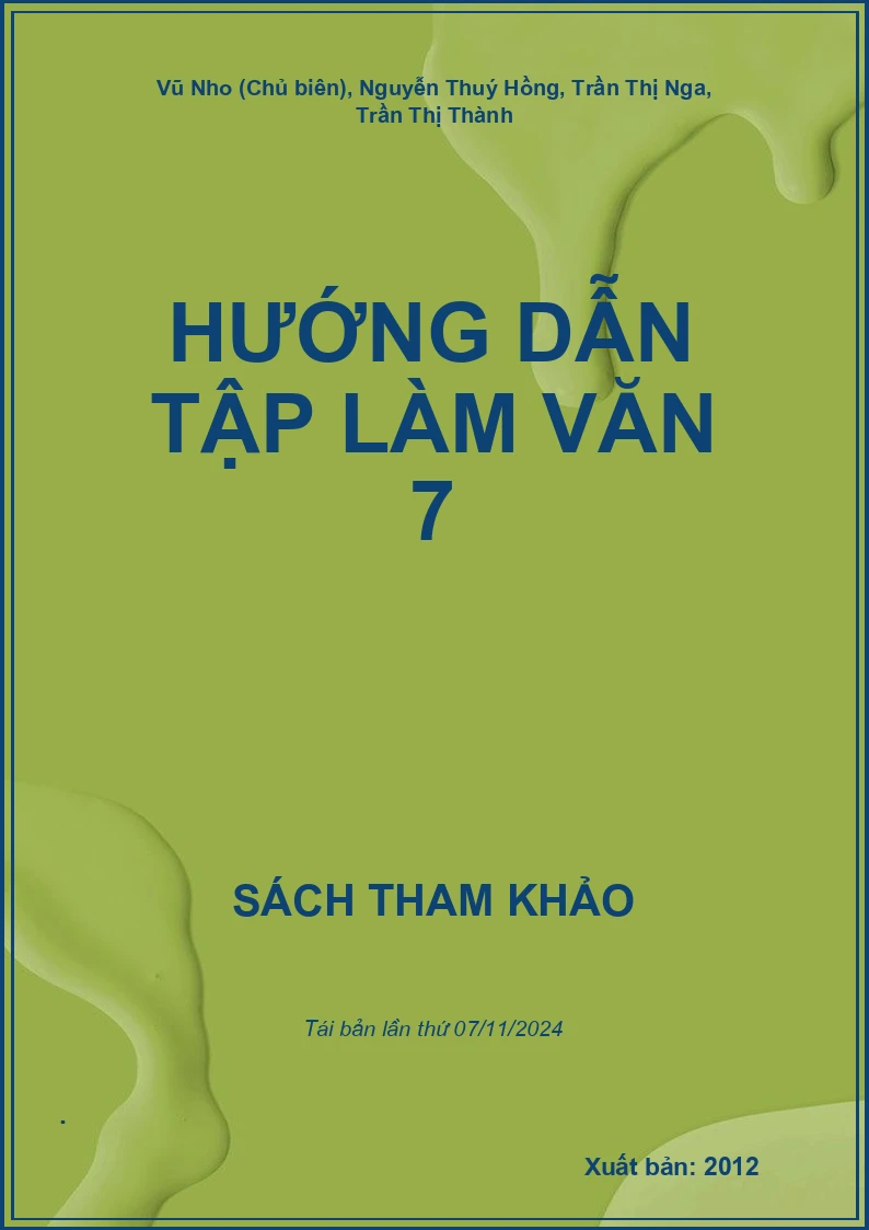 Hướng Dẫn Tập Làm Văn 7