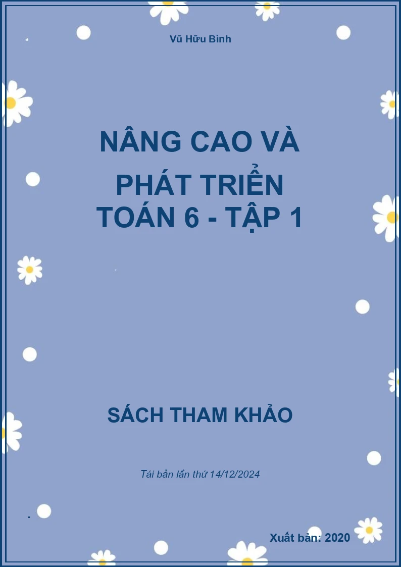 Nâng cao và phát triển Toán 6 - Tập 1