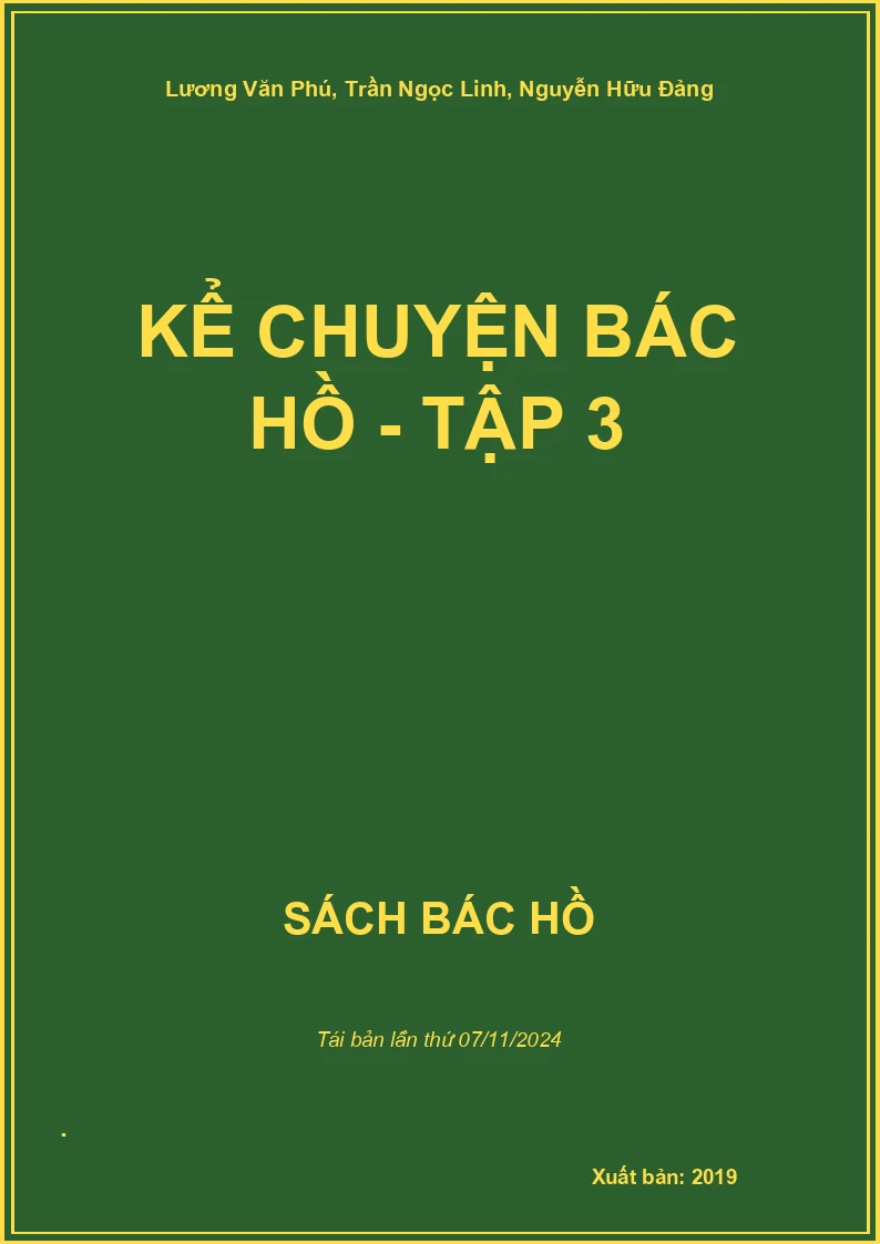 Kể Chuyện Bác Hồ - Tập 3