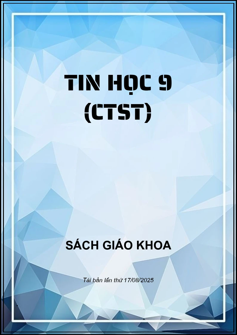 Tin học 9 (CTST)