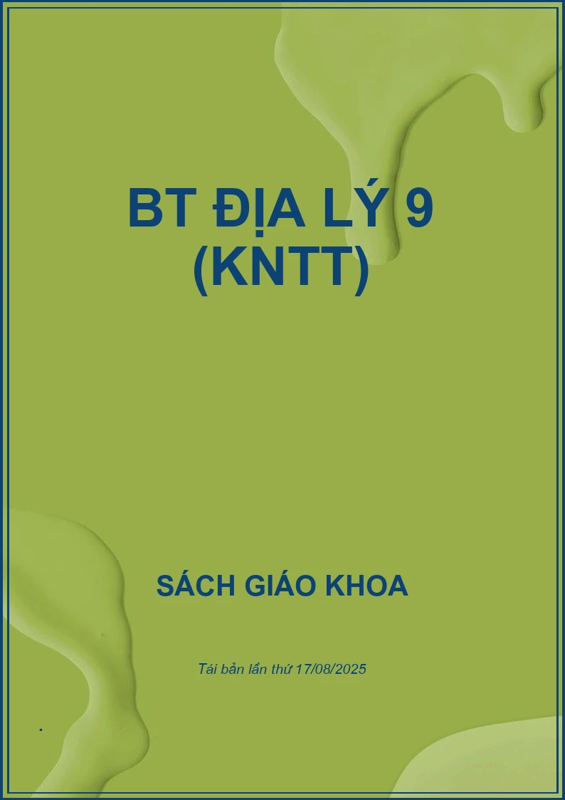 BT Địa lý 9 (KNTT)