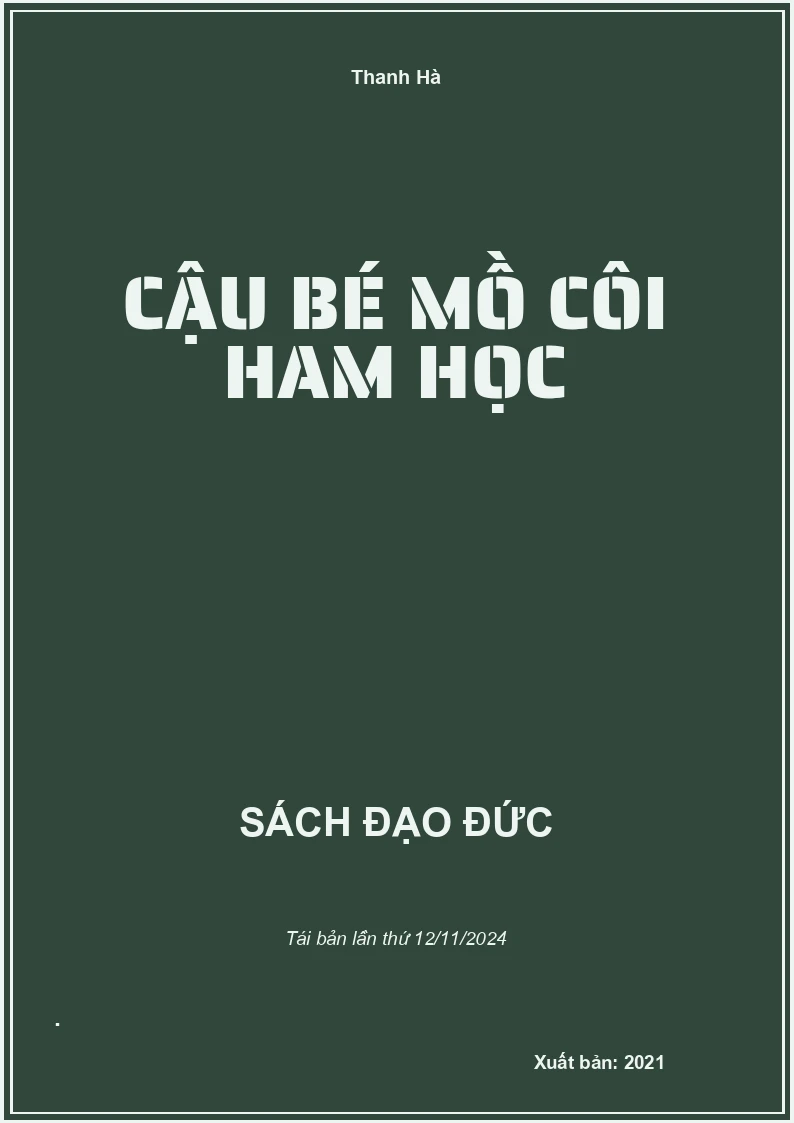Cậu bé mồ côi ham học