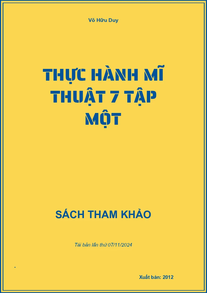 Thực Hành Mĩ Thuật 7 Tập Một