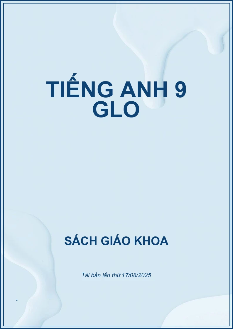 Tiếng Anh 9 Glo