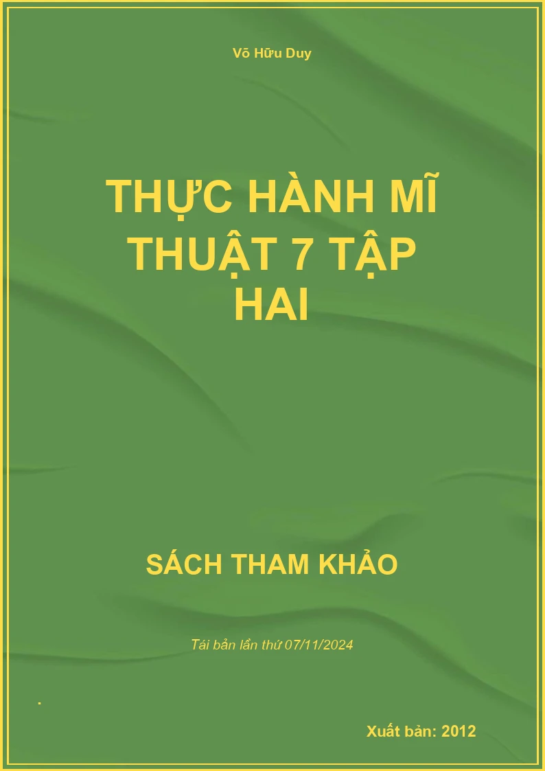 Thực Hành Mĩ Thuật 7 Tập Hai