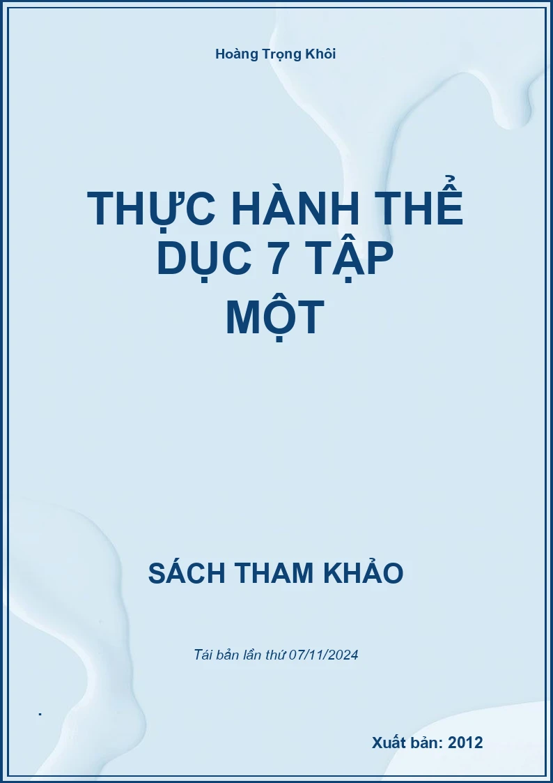 Thực Hành Thể Dục 7 Tập Một