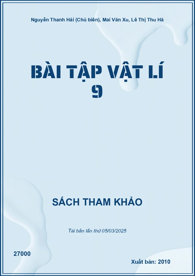 Bài Tập Vật Lí 9