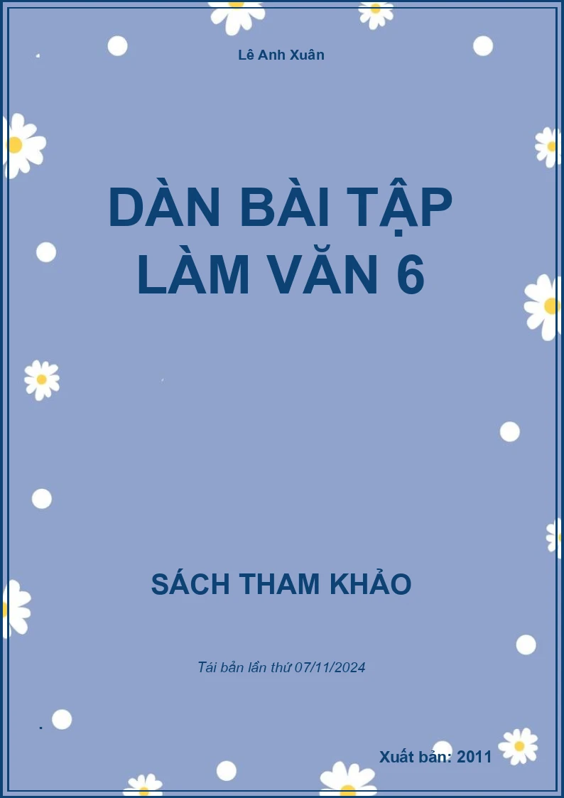 Dàn Bài Tập Làm Văn 6