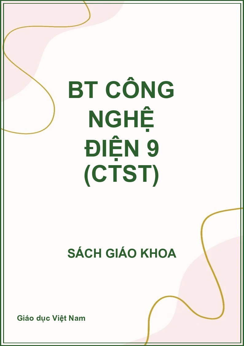 BT Công nghệ ĐIỆN 9 (CTST)