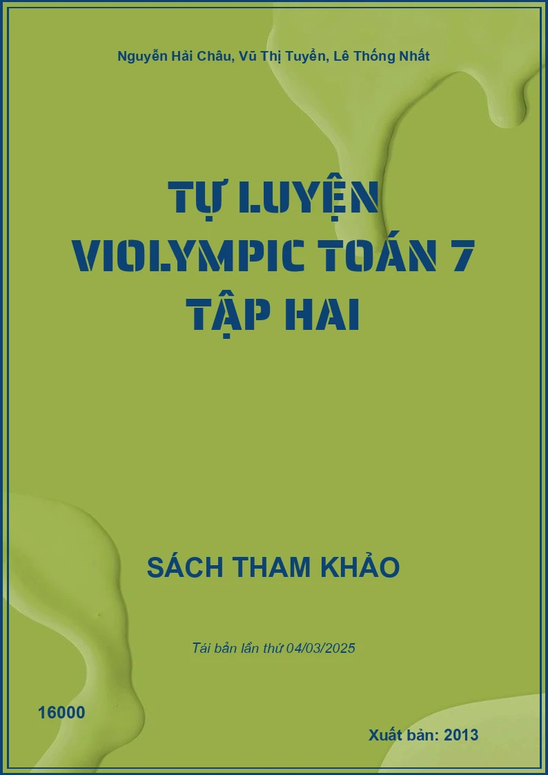 Tự Luyện Violympic Toán 7 Tập Hai