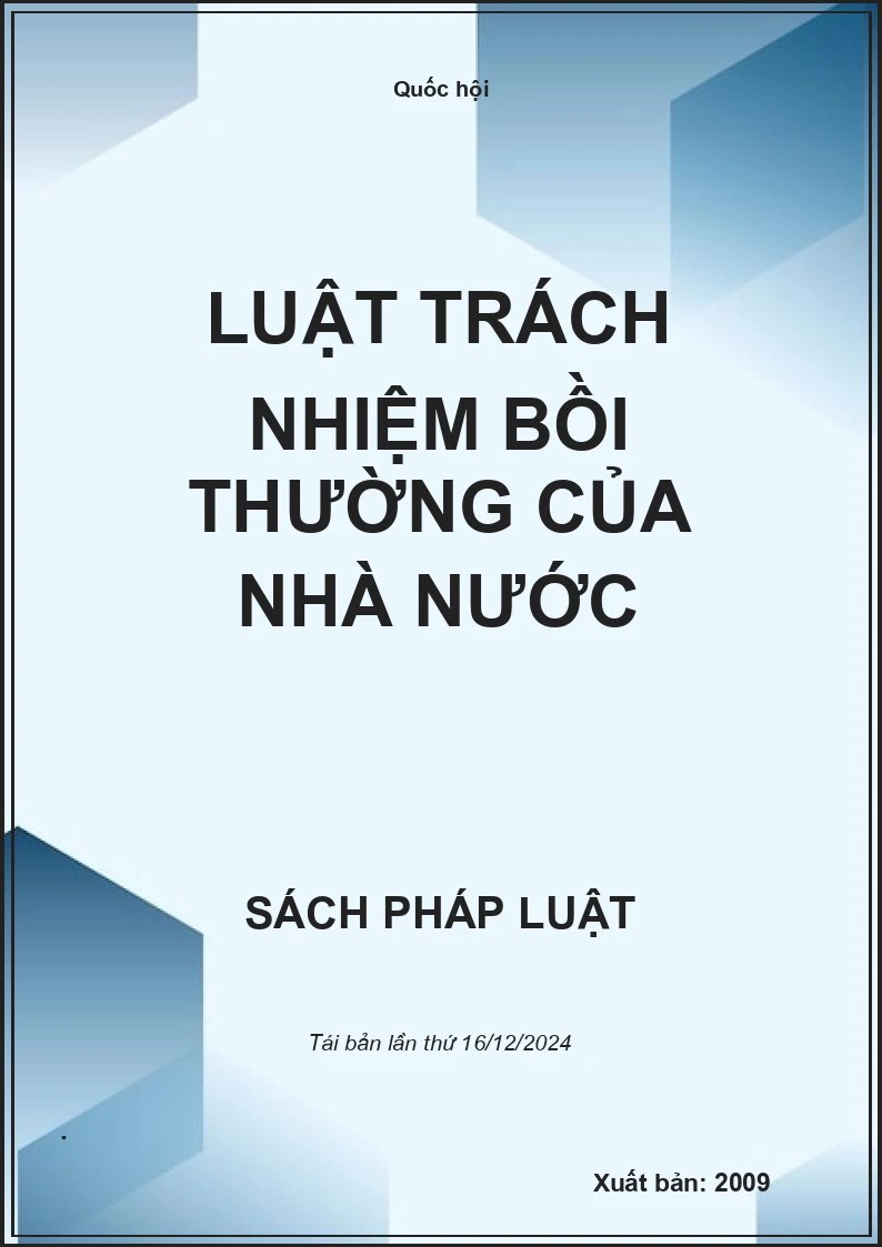 Luật Trách Nhiệm Bồi Thường Của Nhà Nước