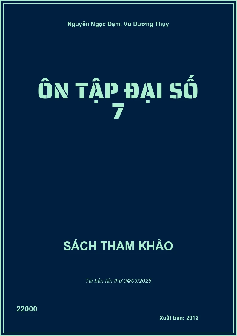 Ôn Tập Đại Số 7