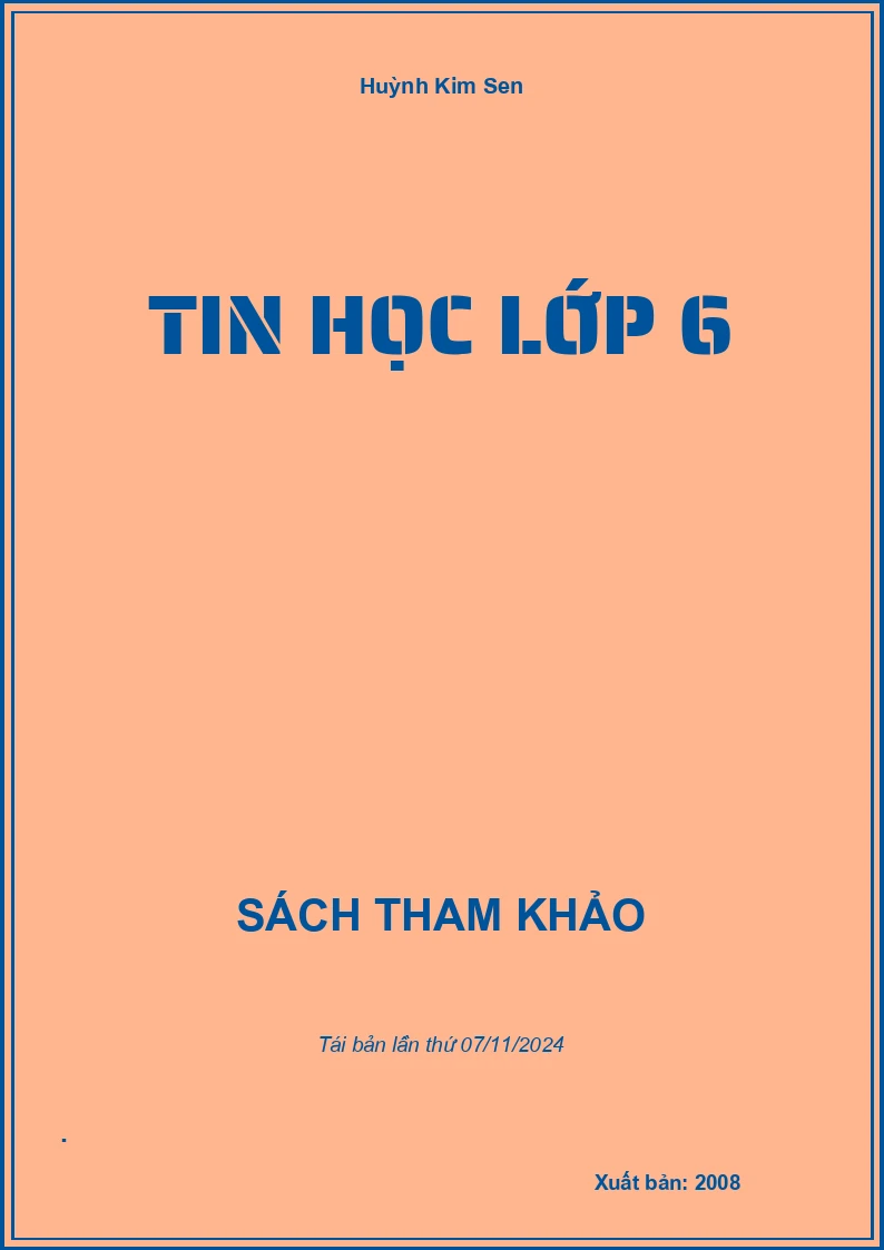 Tin Học Lớp 6