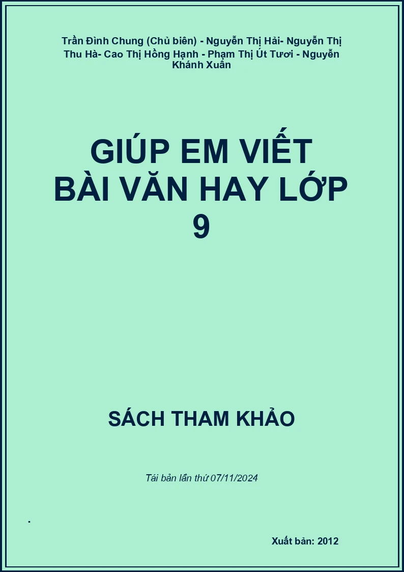 Giúp Em Viết Bài Văn Hay Lớp 9