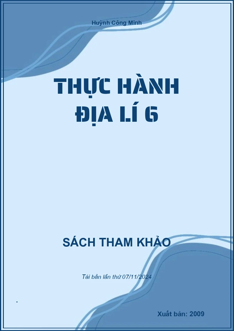 Thực Hành Địa Lí 6