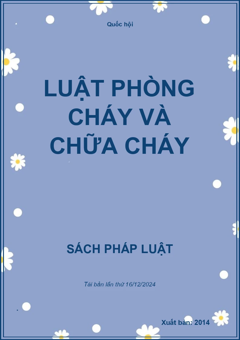 Luật Phòng Cháy Và Chữa Cháy
