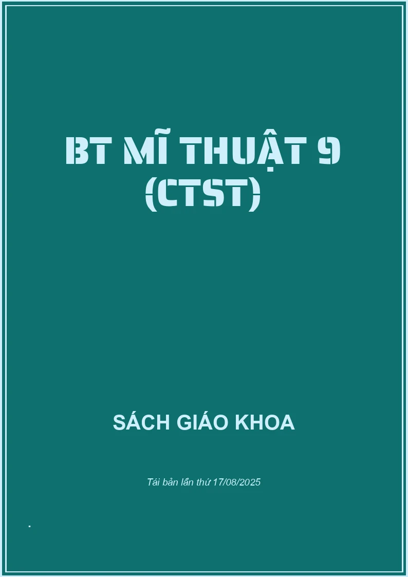 BT Mĩ thuật 9 (CTST)