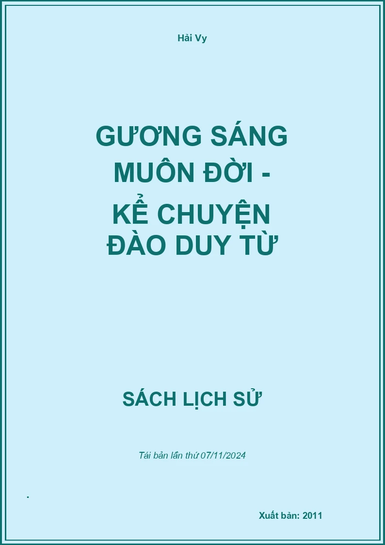 Gương Sáng Muôn Đời - Kể Chuyện Đào Duy Từ
