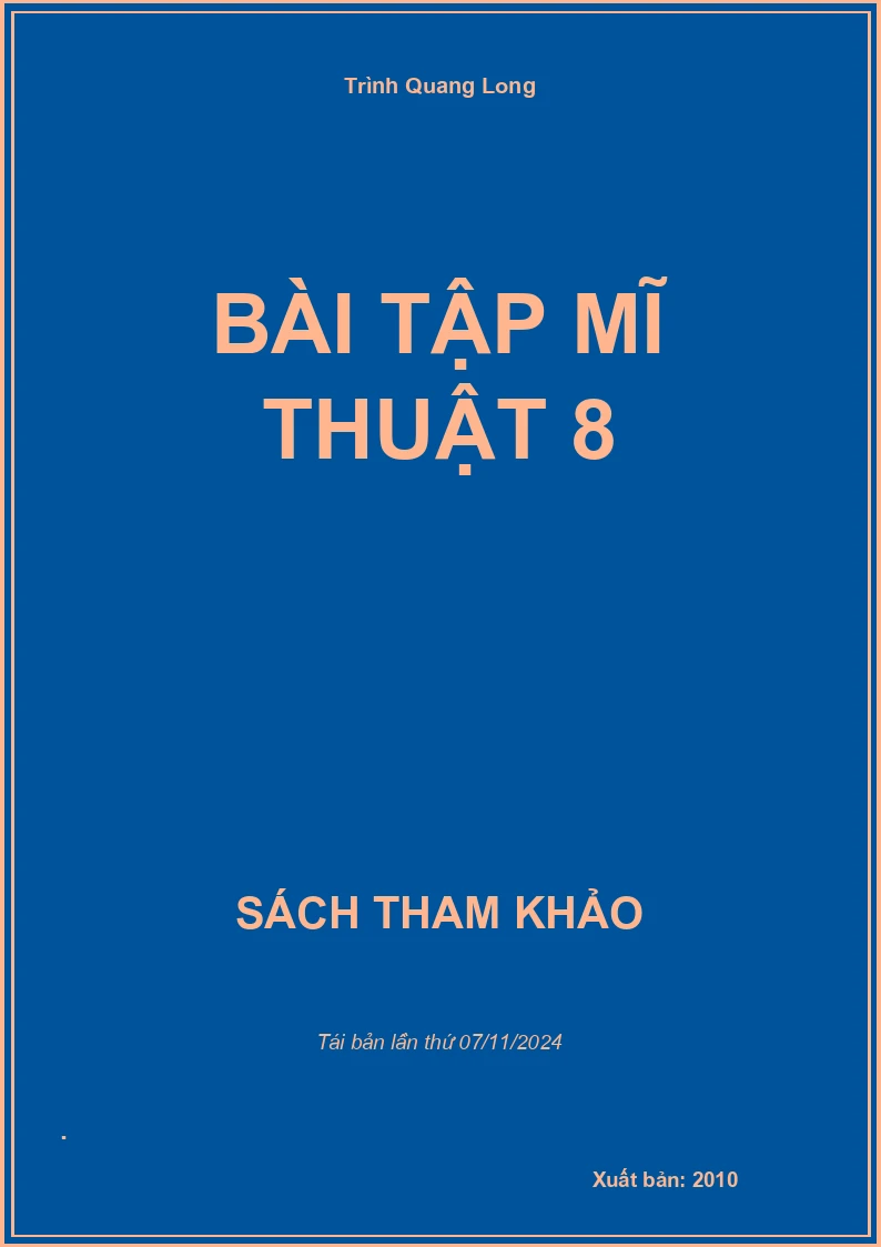 Bài Tập Mĩ Thuật 8