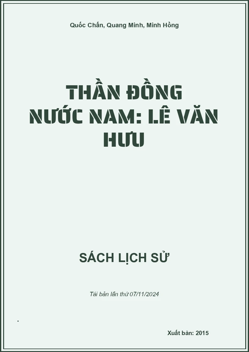 Thần Đồng Nước Nam: Lê Văn Hưu