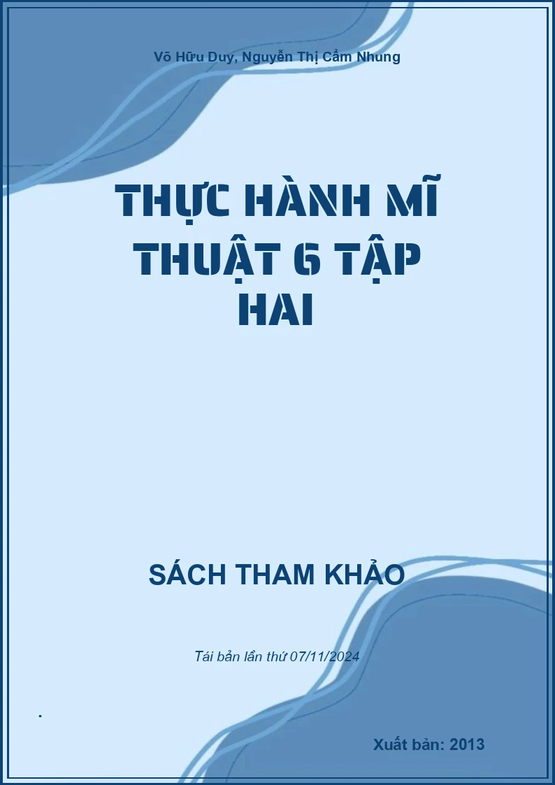 Thực Hành Mĩ Thuật 6 Tập Hai
