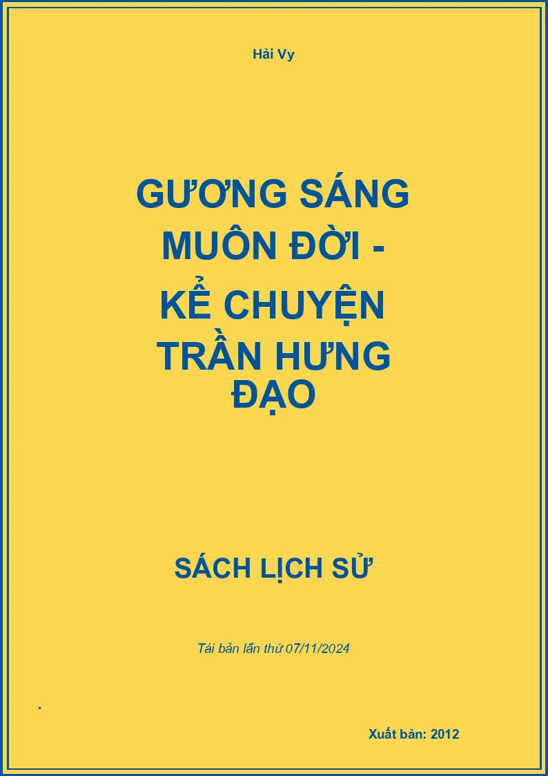 Gương Sáng Muôn Đời - Kể Chuyện Trần Hưng Đạo