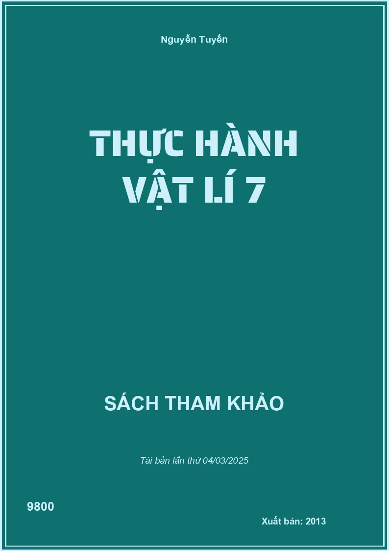 Thực Hành Vật Lí 7