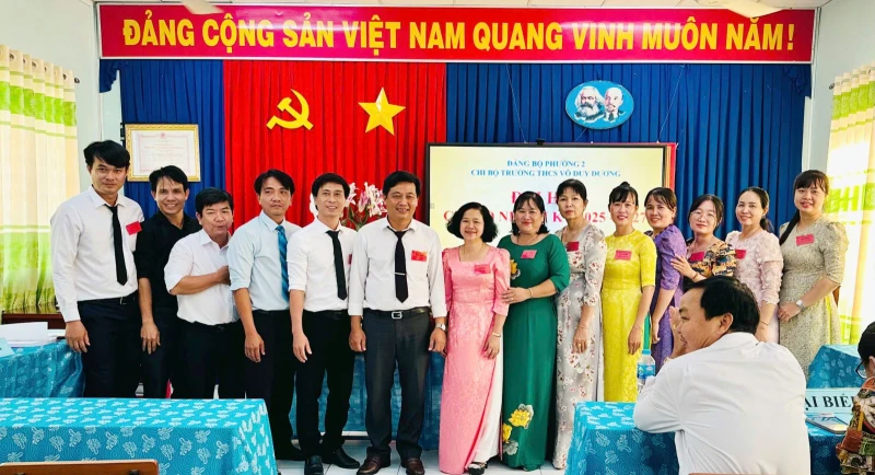 Đại Hội Chi Bộ Trường THCS Võ Duy Dương nhiệm kỳ 2025 - 2027