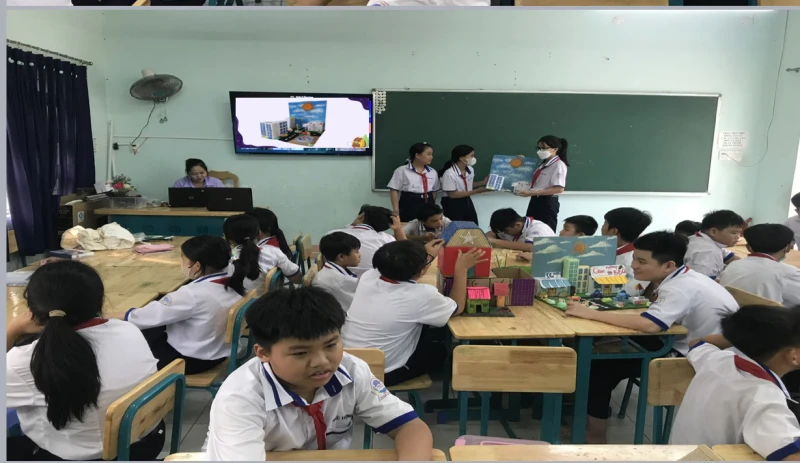 Học tập STEAM qua mỹ thuật - hành trình sáng tạo tại THCS Võ Duy Dương