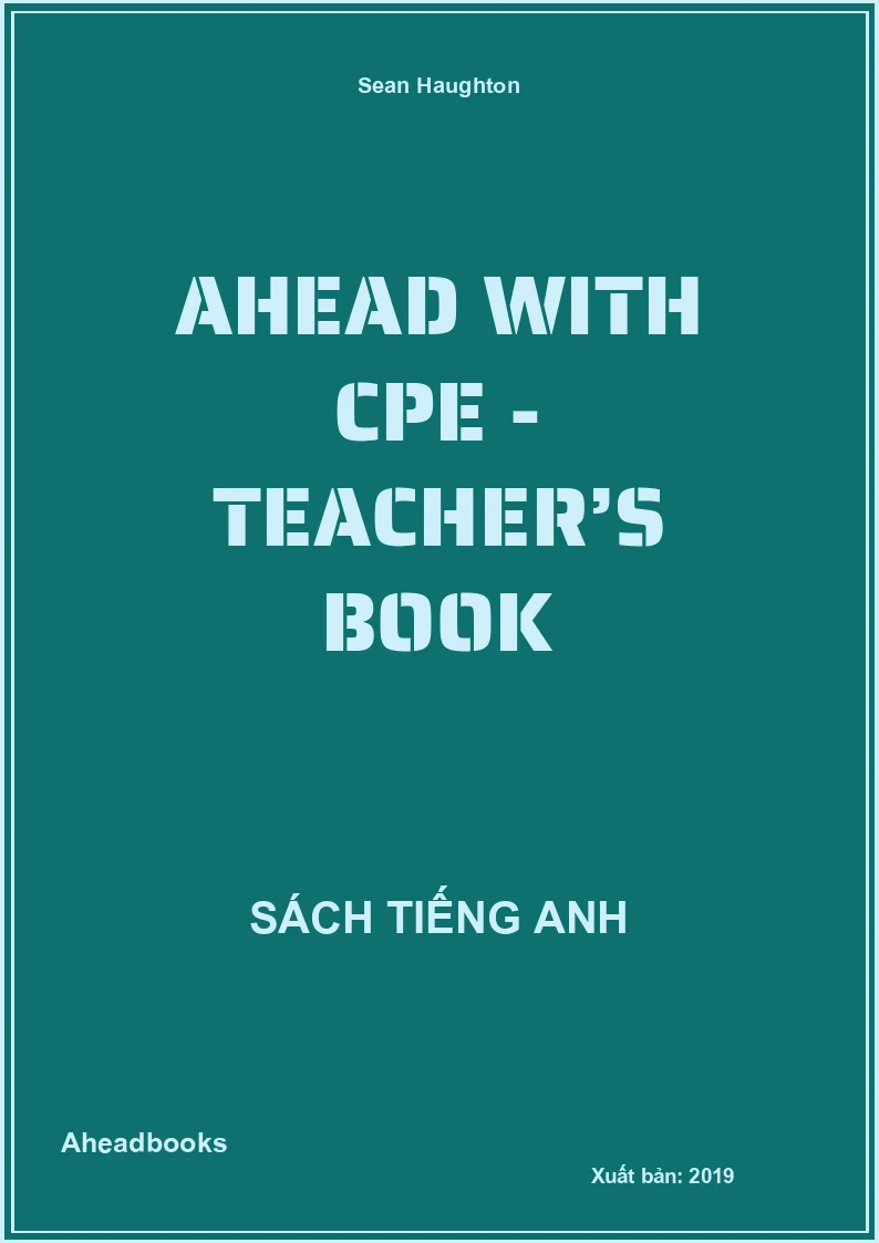 Ahead with CPE - teacher’s book