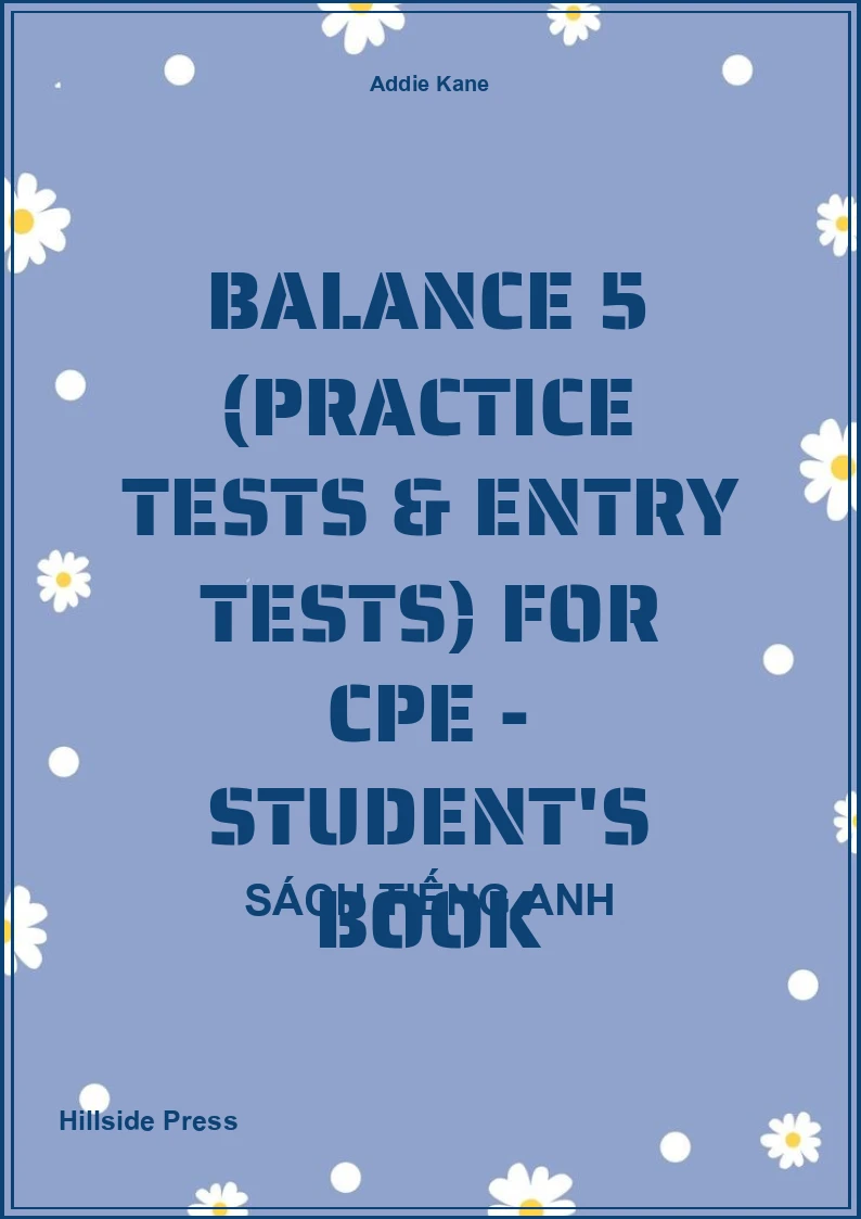 Balance 5 (Practice Tests & Entry Tests) for CPE - Student's Book