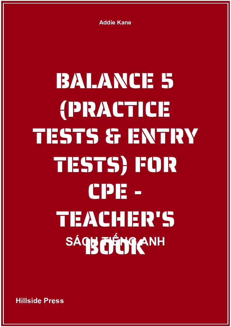 Balance 5 (Practice Tests & Entry Tests) for CPE - Teacher's Book