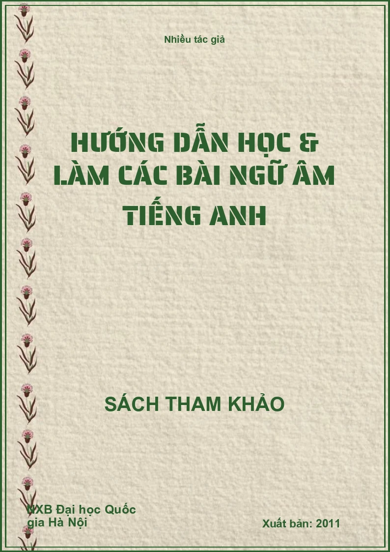 Hướng dẫn học & làm các bài ngữ âm tiếng Anh