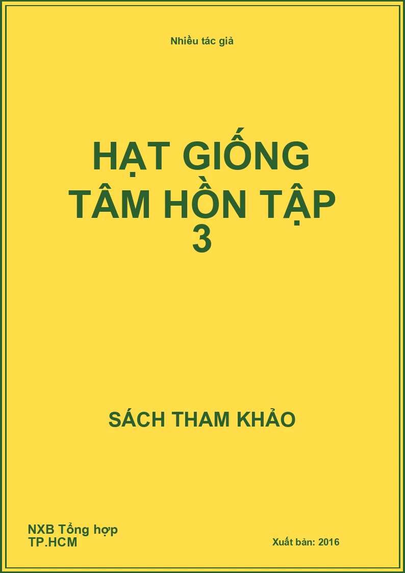 Hạt giống tâm hồn tập 3