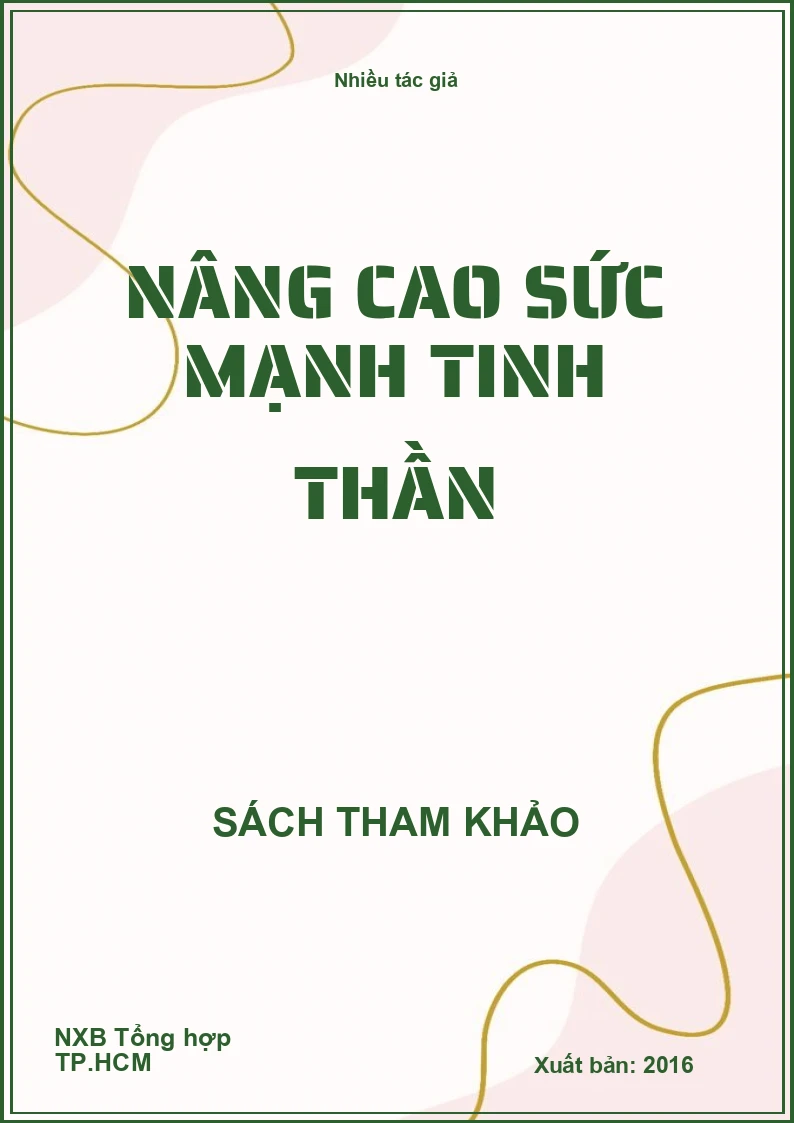 Nâng cao sức mạnh tinh thần