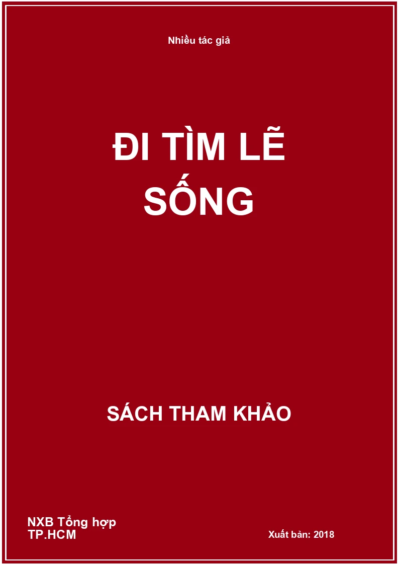 Đi tìm lẽ sống