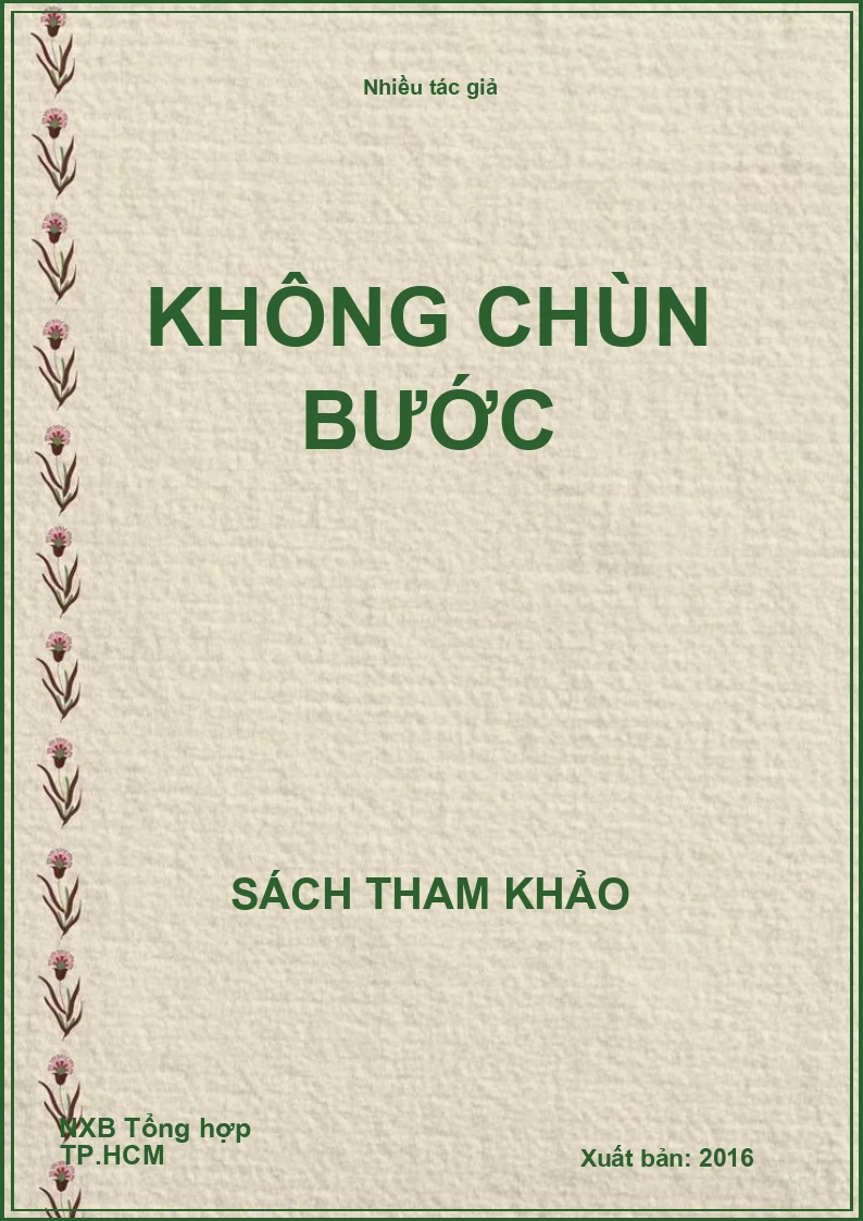 Không chùn bước