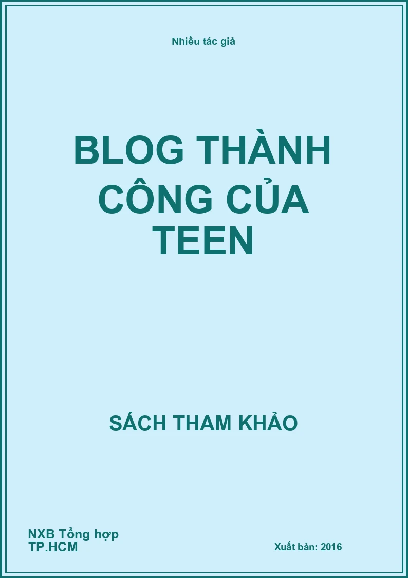 Blog thành công của teen