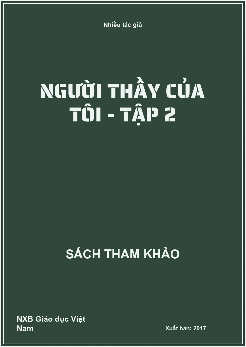 Người thầy của tôi - Tập 2